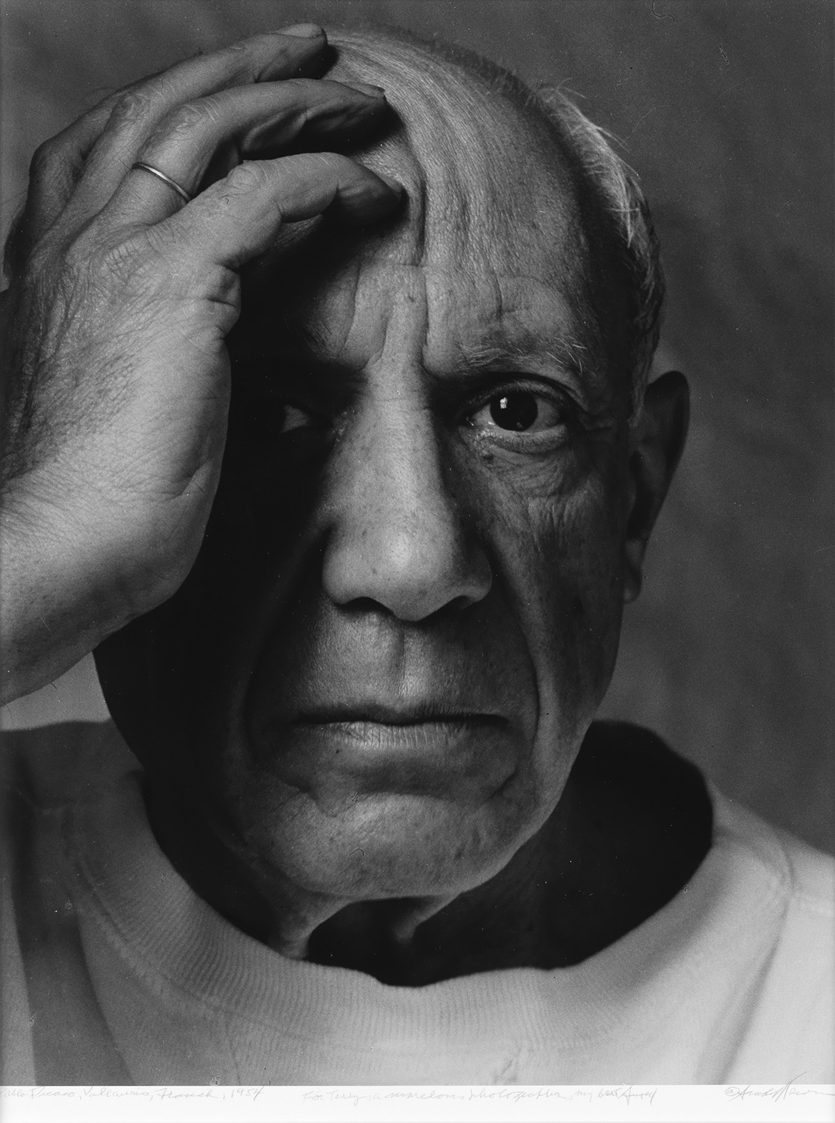 ARNOLD NEWMAN (1918-2006) Picasso, Vallauris, France.